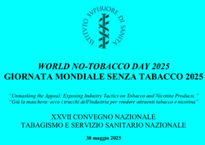 Giornata Mondiale Senza Tabacco 2025