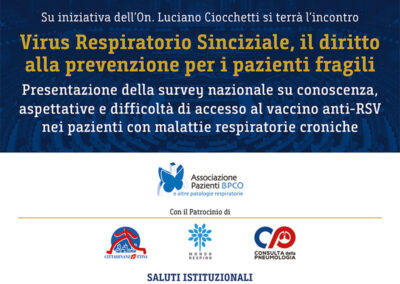 Virus Sinciziale – il diritto alla prevenzione per i pazienti fragili