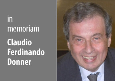 In Memoriam di Claudio F. Donner